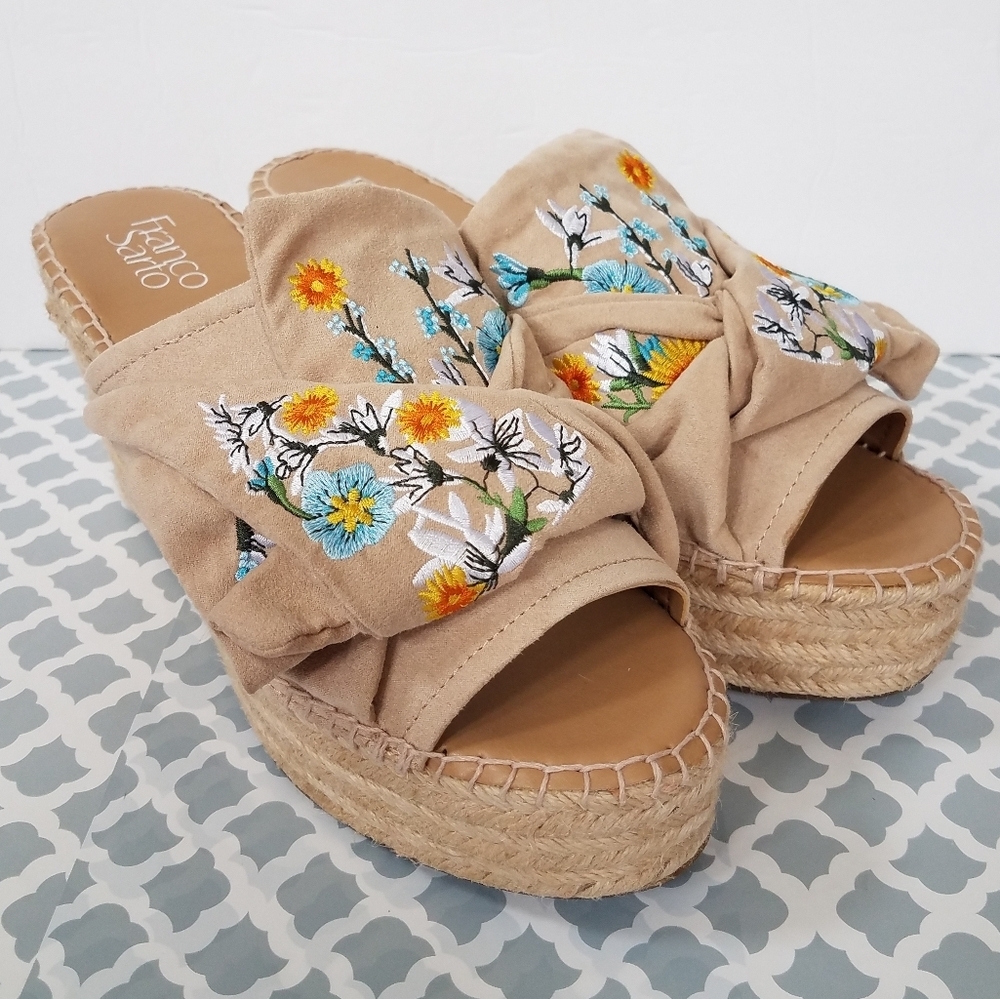 Franco Sarto Talinda Espadrilles 10 NWOB